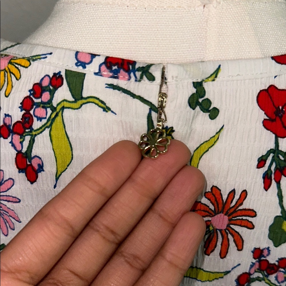 Kate spade Rooftop Garden Floral dress w/ pockets  Sz 10 excellent condition - Picture 4 of 7